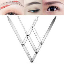 1PC Permanent Stainless Steel Makeup Ruler Eyebrow shaping Tattoo Design Calipers Stencil Golden Ratio Measure MicroBlading 2024 - buy cheap