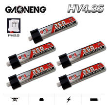 5 Pçs/set HV 1 GNB S 250mAh Bateria Lipo 3.8V/4.35V 30C/60C PH2.0 para QX65 Lâmina CPX Nano QX MSR Inductrix Tiny7 Beta65S FPV Zangão 2024 - compre barato