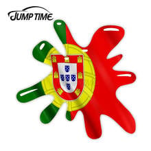 Jump Time New 3D Design With Portugal Portuguese Flag Motif External Vinyl Car Sticker  for Windows Bumper 2024 - buy cheap