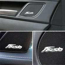 4 шт. автомобильный Стайлинг динамик аудио эмблема значок наклейки для Ford Fiesta mk7 mk8 mk6 mk5 mk4 7 st 2019 2020 8 автомобильные аксессуары 2024 - купить недорого