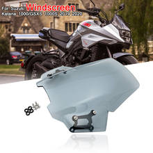 Motorcycle Touring Windshield WindScreen Front Screen For Suzuki Katana 1000 GSX-S1000 GSXS 1000S 2019 2020 Wind Deflector Moto 2024 - buy cheap