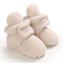 Winter Newborn Baby Girls Boys Boot Toddler Fleece Snow Boot Infant Knitted Bow-knot Crib Frist Walking Shoes 2024 - buy cheap