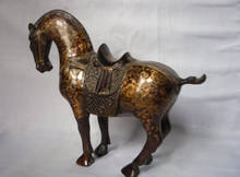 Estatua/escultura de caballo de bronce de la Qing Dynasty rara, envío gratis 2024 - compra barato