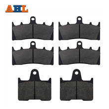 AHL Motorcycle Front and Rear Brake Pads For SUZUKI GSX 1400 GSX1400 K1/K2/K3/K4/K5/K6/K7/FE 2001-2007 Black Brake Disc Pad 2024 - buy cheap