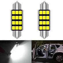 Lâmpadas led canbus para interior automotivo, lâmpadas para automóveis, c5w, c10w, 31, 36, 39 e 42mm, 2835, smd e da placa de leitura 2024 - compre barato