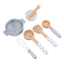 Juego de simulación de comida para niños, utensilios de cocina, juego de juguetes, cocina educativa temprana, 7 Uds. 2024 - compra barato