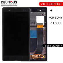5'' ORIGINAL Display For SONY Xperia Z LCD Touch Screen With Frame For SONY Xperia Z Display Replacment L36H C6603 C6602 C6606 2024 - buy cheap