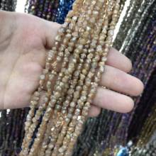 5-6mm Natural Citrine Bead Coated Gemstone Irregular Shape DIY Jewelry Making Bracelet Necklace 2024 - buy cheap