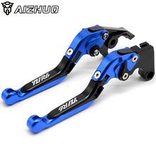 Alavancas de freio e embreagem dobráveis e ajustáveis, cnc, para yamaha, yzf, r6, yzfr6, 2016-2018, 06, 07, 08, 09, 10, 11, 12, 13, 14, 15 2024 - compre barato