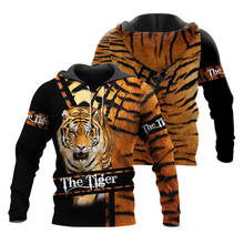 Amazing Tiger 3D printed Hoodies sweatshirts Men Women Fashion Hooded Long Sleeve streetwear Funny Animal Pullover 04 2024 - buy cheap