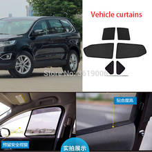 6pcs High-end custom For Ford FIESTA 2008-18 card type magnetic car curtain sun shade car window shade car styling 2024 - buy cheap