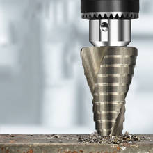 Broca cone espiral 4-12/20/32mm hss, ferramenta de broca central ranhurada para metro de madeira e aço 2024 - compre barato