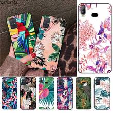Tropical Jungle Birds Silicone Black Phone Case For Samsung Galaxy A21S A01 A11 A31 A81 A10 A20 A30 A40 A50 A70 A80 A71 A51 2024 - buy cheap