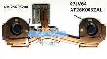 Новый оригинальный ноутбук/ноутбук CPU/GPU радиатор охлаждения и вентилятор для Dell Precision 7730 M7730 NV-256 P5200 07JV64 AT26K003ZAL 2024 - купить недорого