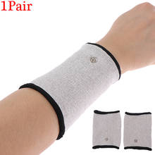 1Pair Conductive Wrist Electrode Massage Wristband Tens Machine Bracers Guard 2024 - buy cheap