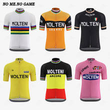 7 styles classic retro cycling jersey short sleeve man road bicycle clothes Mountain bike clothing 100% Polyester jersey 2024 - buy cheap