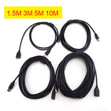 Cable extensor USB 1,5 A/F macho A hembra, 2,0 M, 3M, 5M, 10M, Cable de extensión de datos de alta velocidad para PC, portátil y teclado 2024 - compra barato
