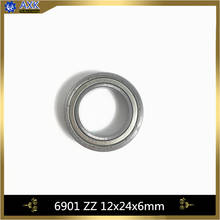 6901ZZ Bearing ABEC-5 (10PCS) 12*24*6 mm Metric Thin Section 6901Z Ball Bearings 6901 ZZ 61901 2024 - buy cheap