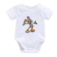 Mickey Mouse baby boy clothes Mickey cute cartoon boy jumpsuit suit casual Korean version of kawaii girl top jumpsuit Disney 2024 - buy cheap