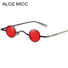 ALOZ MICC Fashion Punk Round Sunglasses Men Brand Cool Small Frame Sunglasses Women Men Street beat Retro Alloy Glasses Q731 2024 - buy cheap