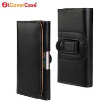 Funda con Clip para cinturón para Sony Xperia XZ2 Compact XZ1 Compact XZ XA2 Plus XA1 XA, funda Universal, billetera de cuero, accesorio 2024 - compra barato