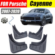 Mud flaps For Porsche Cayenne mudguards Fender Mud flap Splash Guard Fenders car accessories Front Rear 4 pcs 2007-2020 2024 - buy cheap