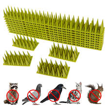 Pinchos de plástico para espantar aves y palomas, tira de púas de acero inoxidable para disuadir aves y palomas, 10 unidades 2024 - compra barato