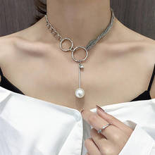 XIYANIKE NEW Big Pearl Choker Necklace Women Wedding Accessories  Chain Sweet Gothic Chokers Wedding Jewelry Collier Femme 2024 - buy cheap