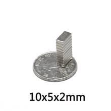 20~500pcs 10x5x2 mm Small Block Powerful Magnets 10*5*2 Super Neodymium Magnet 10x5x2mm Stong NdFeB Permanent Magnetic 10*5*2 mm 2024 - buy cheap