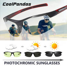 CoolPandas Design Semi-Rimeless Sport Photochromic Sunglasses Men Women Polarized Goggle Driving Glasses lunette de soleil homme 2024 - buy cheap