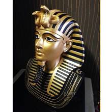 NEW EGYPTIAN PHARAOH FIGURINE TUTANKHAMUN STATUE HOME DECORATION RESIN CRAFTS ORNAMENTS ACCESSORIES EGYPT STATUETTE CRAFTS R1306 2024 - compre barato