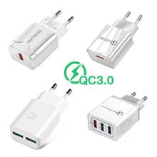 QC 3.0 USB Fast Charger for iphone 12 7 8 X XS For Samsung A32 Huawei P30 Xiaomi POCO M3 X3 Redmi 9A Mobile phone Charge adapter 2024 - buy cheap