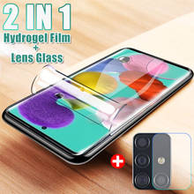 2 In1 Hydrogel Film For Samsung Galaxy A21s A51 A50 M21 M31 A20e A10 A71 Camera Lens Screen Protector on Samsung A51 A21s A70 2024 - buy cheap