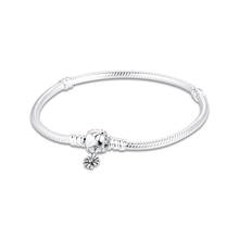 Qandocci pulseiras de coração femininas, bracelete de mão livre, joia feminina em prata esterlina 925 2024 - compre barato