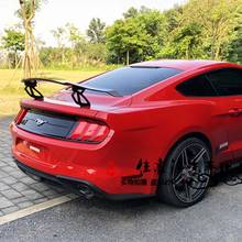 For Ford Mustang Carbon Fiber Rear Trunk Spoiler Wing GT350 R Style 2015 2016 2017 Auto Racing Car Styling Tail Lip Wing 2024 - buy cheap