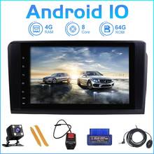 ZLTOOPAI Car Radio Multimedia Player GPS 2 Din Android 10 For Mercedes-Benz GL ML CLASS W164 X164 ML350 ML450 ML500 GL320 GL450 2024 - buy cheap