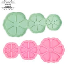 DIY Six leaf grass shape silicone mold chocolate cake decoration mold kitchen baking supplies drop glue clay decoration tools 2024 - buy cheap