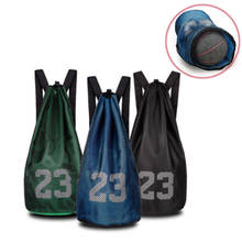 Basketball Sports Bags Football Volleyball Soccer Storage Mesh Bag Fitness Bucket Bag Outdoor Basketball Backpack for Men Women 2024 - buy cheap