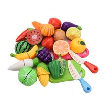 20pcs Food Fruit Vegetable Cutting Pretend Play Toy Children Kitchen Toys Sets Fruit Vegetable Pretend Play Food Toy 2024 - buy cheap
