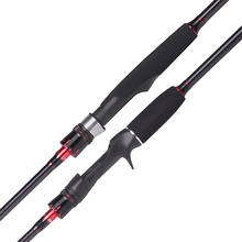 2.1m/2.4m m/mh power casting/fiação varas de pesca hvf alto módulo de pano carbono fiação isca vara de pesca com duas pontas tonais 2024 - compre barato