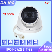 Dahua-câmera olho original IPC-HDW2831T-ZS 8mp 4k 5x zoom vari-focal poe sd slot para cartão h.265 + 40m ir ivs ip67 com globo ocular 2024 - compre barato