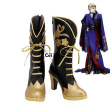 Twisted Wonderland Vil Schoenheit juegos personalizados Cosplay zapatos de tacón alto botas 2024 - compra barato