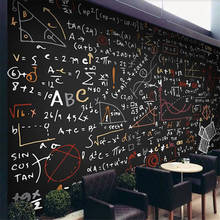 Milofi custom 3D wallpaper mural hand-painted formula colorful chalk blackboard background wall living room bedroom decoration w 2024 - buy cheap