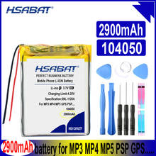 Аккумулятор HSABAT 104050 2900mAh для планшетных ПК, GPS, mp3, mp4 батарей 2024 - купить недорого