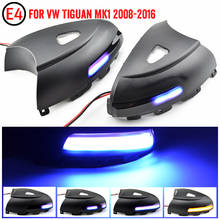 Setas de luz led para retrovisor de carro, 2 peças, luzes led indicadoras dinâmicas para volkswagen tiguan mk1 2009-2016 2024 - compre barato