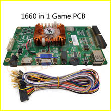 Game Box  PCB 2600 Update To 3303 In 1 Support Game Pads with 3 In 1 Language  for Arcade Console Arcade Cabinet Family Version 2024 - buy cheap
