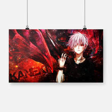 Tokyo Ghoul Ken Kaneki Anime Poster Framed Wooden Frame Canvas Painting Wall Art Decor Room Bedroom Study Home Decoration Prints 2024 - buy cheap