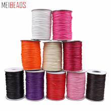 MeiBeads 15m/Roll 1mm Hot Color Beads/Beads/Beads/Beads/Beads Jewelry Thread DIY Bracelets Neckline with Fashion Accessories 2024 - buy cheap