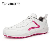 Zapatos de Golf impermeables para mujer, calzado de Golf ligero profesional para exteriores, zapatillas deportivas atléticas de marca 2024 - compra barato