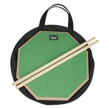 Drum Set Drummer Practice Training Tool Drum Pad + Bag + maple Drum Stick Percussion Instrument Parts Accessories 2024 - buy cheap